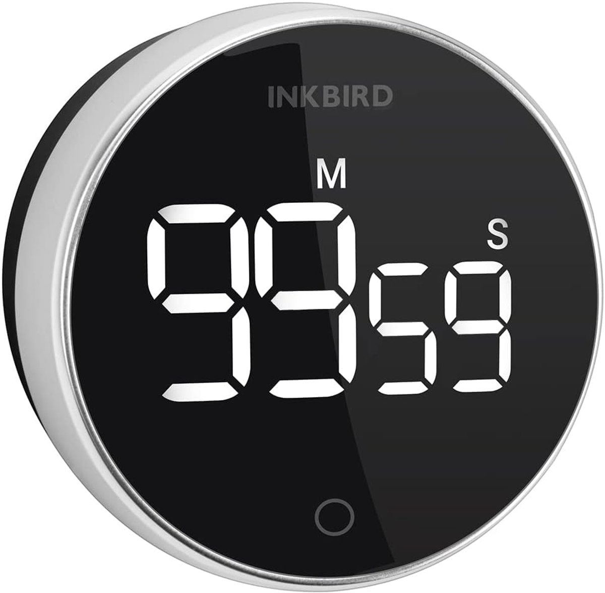 SnelShoppen - Digitale Kookwekker met Ultra Helder LED-Scherm, Magnetische Afteltimer, USB Oplaadbaar, Voor Koken, Studeren, Gamen, 99 Min 59 Sec