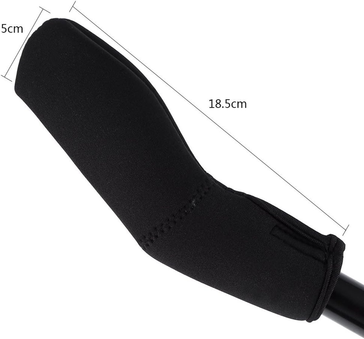 Stroller Handvat Covers Set van 2, Zwart Nylon, Waterdicht en Vochtabsorberend, Universele Bescherming voor Kinderwagens