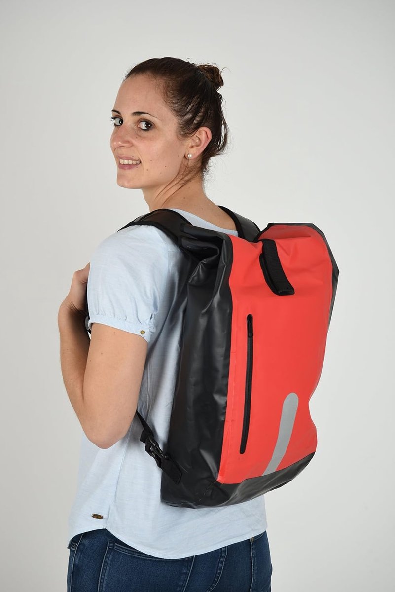 Thijox - Uniseks waterdichte bagagedragertas voor fiets, grote capaciteit, duurzaam materiaal, ideaal voor camping, reizen, boodschappen, sport, 30 li
