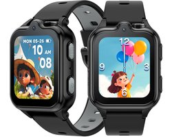 DOOGEE Anyscene S3 4G - GPS Horloge Kind - Smartwatch Kinderen - Video oproepen - Android OS - 1,72" inch HD Scherm - 2GB+16G - 900mAh - GPS/LBS/WiFi Locatie - Hartslag & Bloeddruk Monitor - IP68 Waterdicht - Geschikt voor iPhone en Android - Zwart