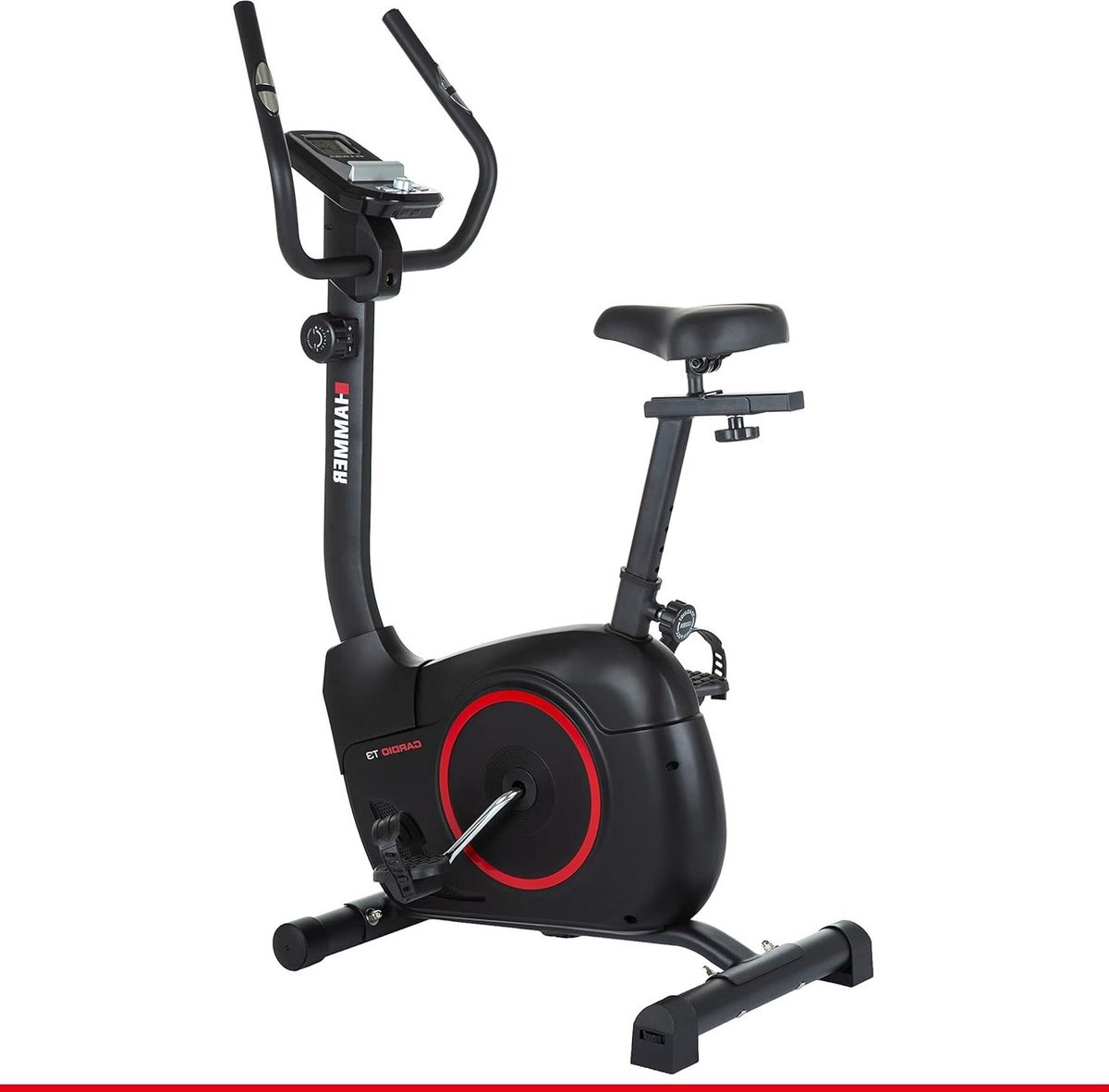 Hometrainer - Fitnessfiets - Cardio Training - Stille Weerstand - 90 x 46 x 137 cm - Zwart
