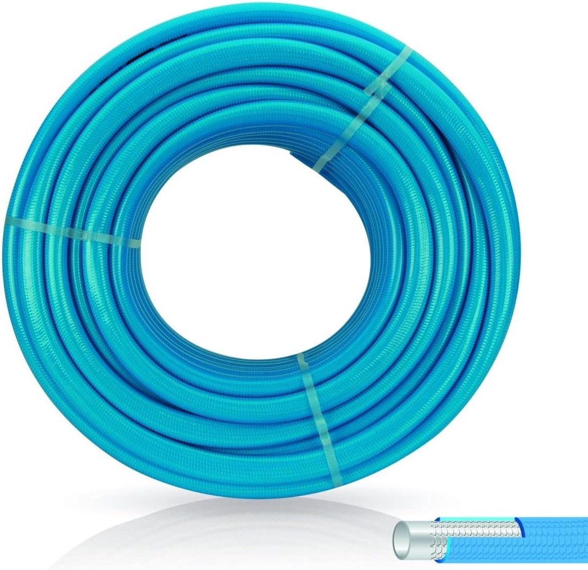 Tuinslang - Waterleiding - Tuin Besproeien - Extra Versterkt - 50 Meter - Blauw