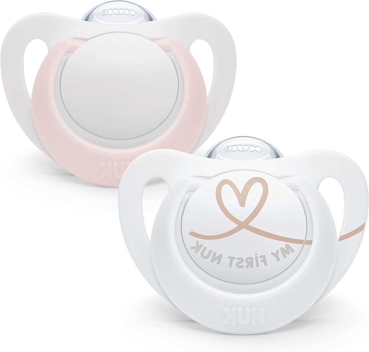 Baby Fopspeen - Baby Dummy - Baby Kalmeren - Extra Zachte Zone - 0-2 Maanden - Roze