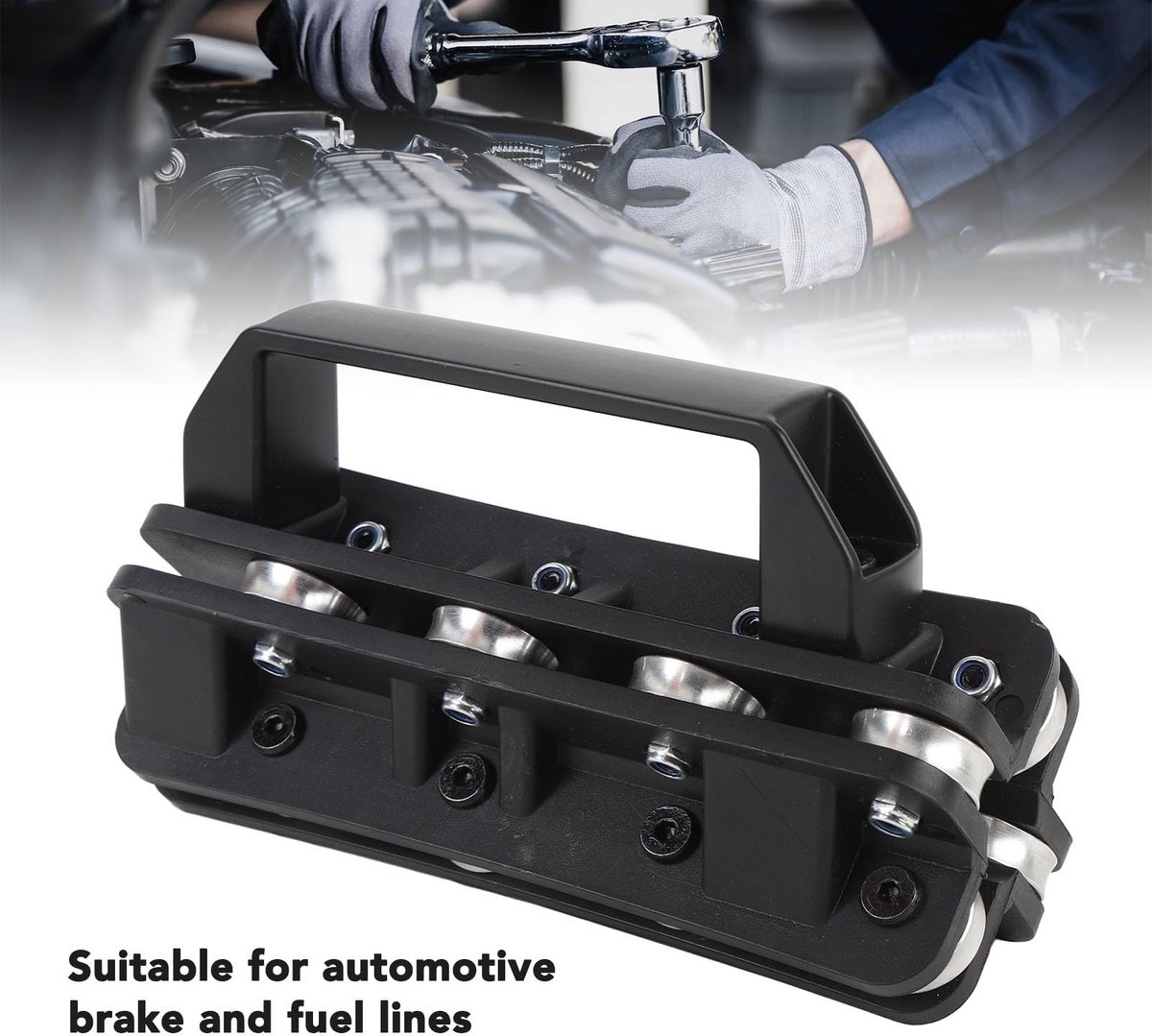 Dailygoods- Pijp Tool Handheld - Multifunctioneel Gereedschap - Geschikt voor Brandstofleidingen - Roestvrij Staal/Aluminium - Duurzaam - Hoge Taaiheid - Buisgereedschap