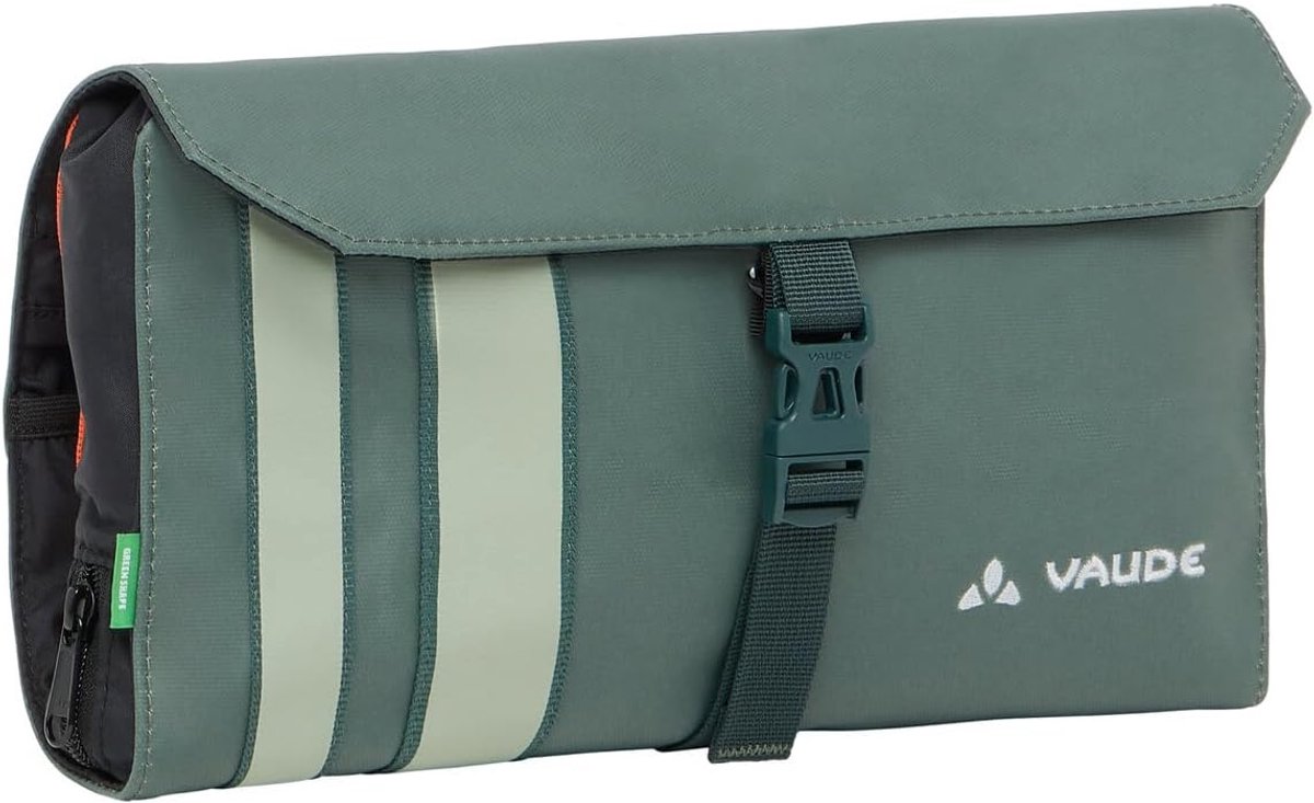 Thijox - Toilettas Socotra Uniseks, Opvouwbare Toilettas, Waterafstotend PVC-vrij Materiaal, Ruimtebesparend, Agave Kleur, Ideaal voor Reizen, Camping