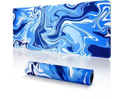 Dailygoods - EFISH Japanse muismat (800 x 300 x 3 mm), wasbaar toetsenbordpad, laptop bureauonderlegger, grote gaming-muismat met antislip rubberen basis, uitgebreide muismat voor kantoor en thuis.…