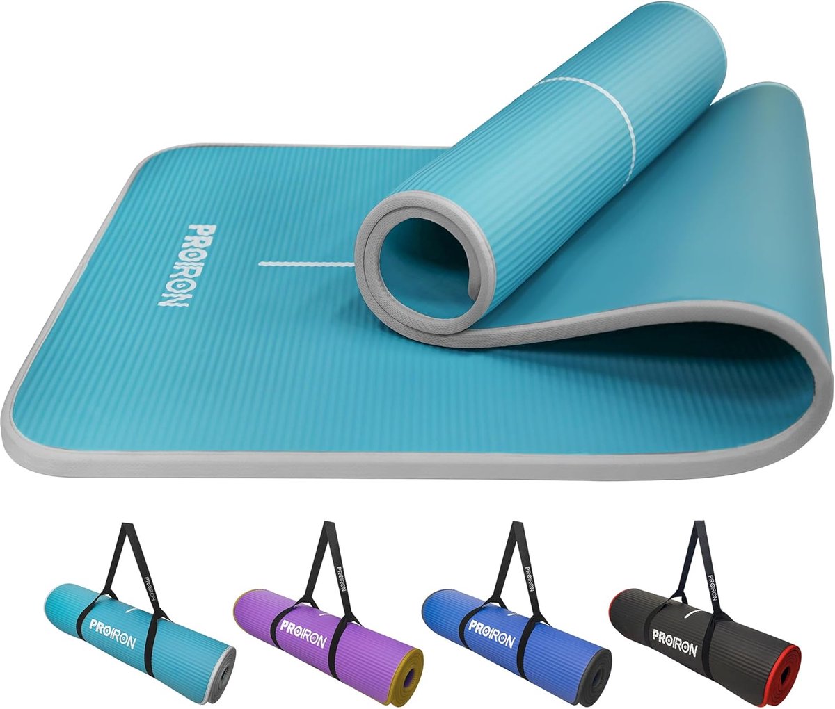 Thijox - Extra Dikke Pilates Mat - Yogamat voor Oefeningen - Schuimmat voor Fitness - Gym Matten voor Workout - Ideaal voor Thuis en Outdoor - Inclusi