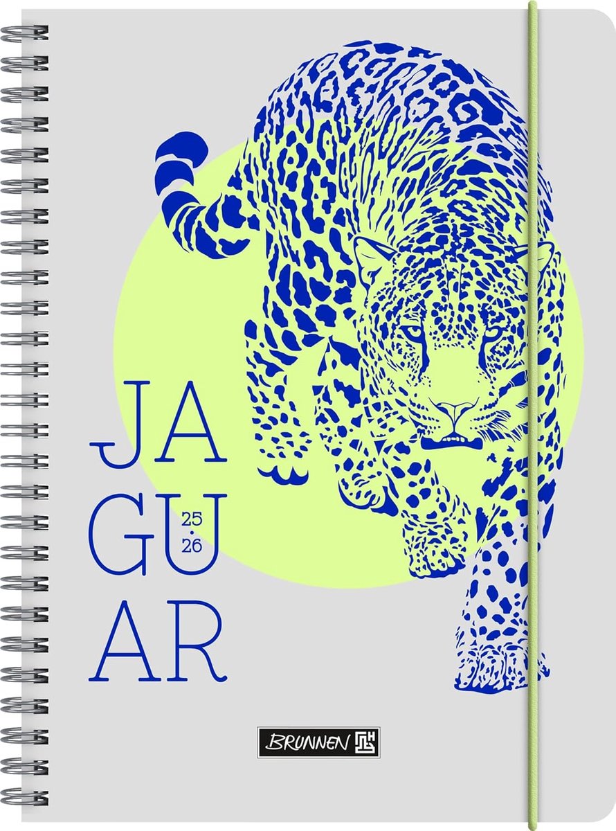 Thijox - Schoolagenda 2025/2026 A5 'Jaguar' | Papieren agenda voor studenten | Trendy ontwerp | Perfect voor school en studie