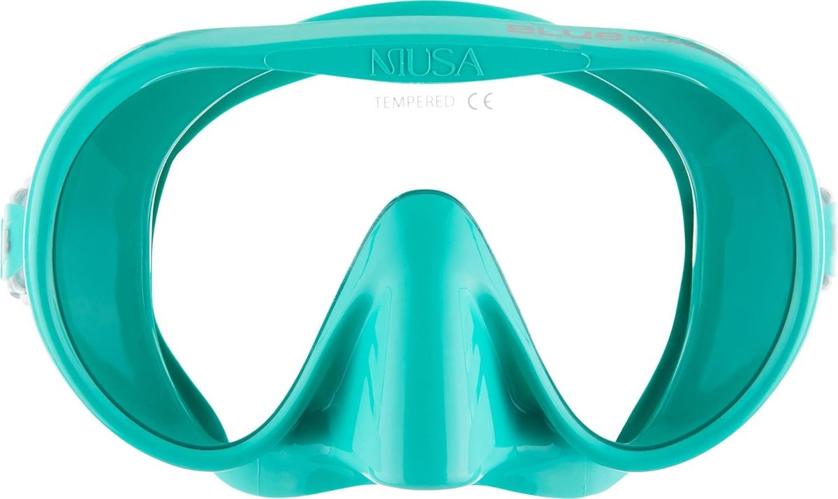 Thijox - CRESSI Musa Mask - Frameloos Duikmasker met Groot Gezichtsveld, Gehard Glas, Siliconen Rand, Perfect voor Duiken en Snorkelen