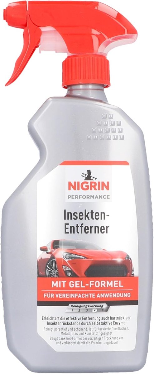 Thijox - Performance Insectenverwijderaar 500 ml - Zelfactief, Verwijdert Hardnekkige Insectenresten, Met Werkindicator voor Auto, Tuin en Huis