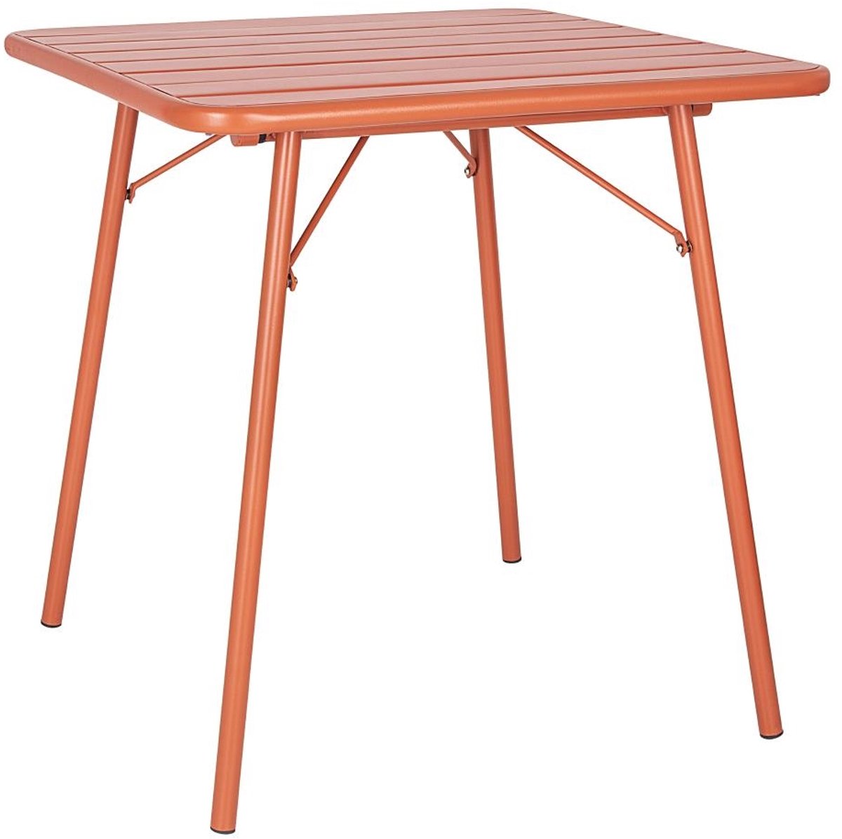 Bolero Terracotta Vierkante Stalen Lattentafel - 700 Mm Bruin