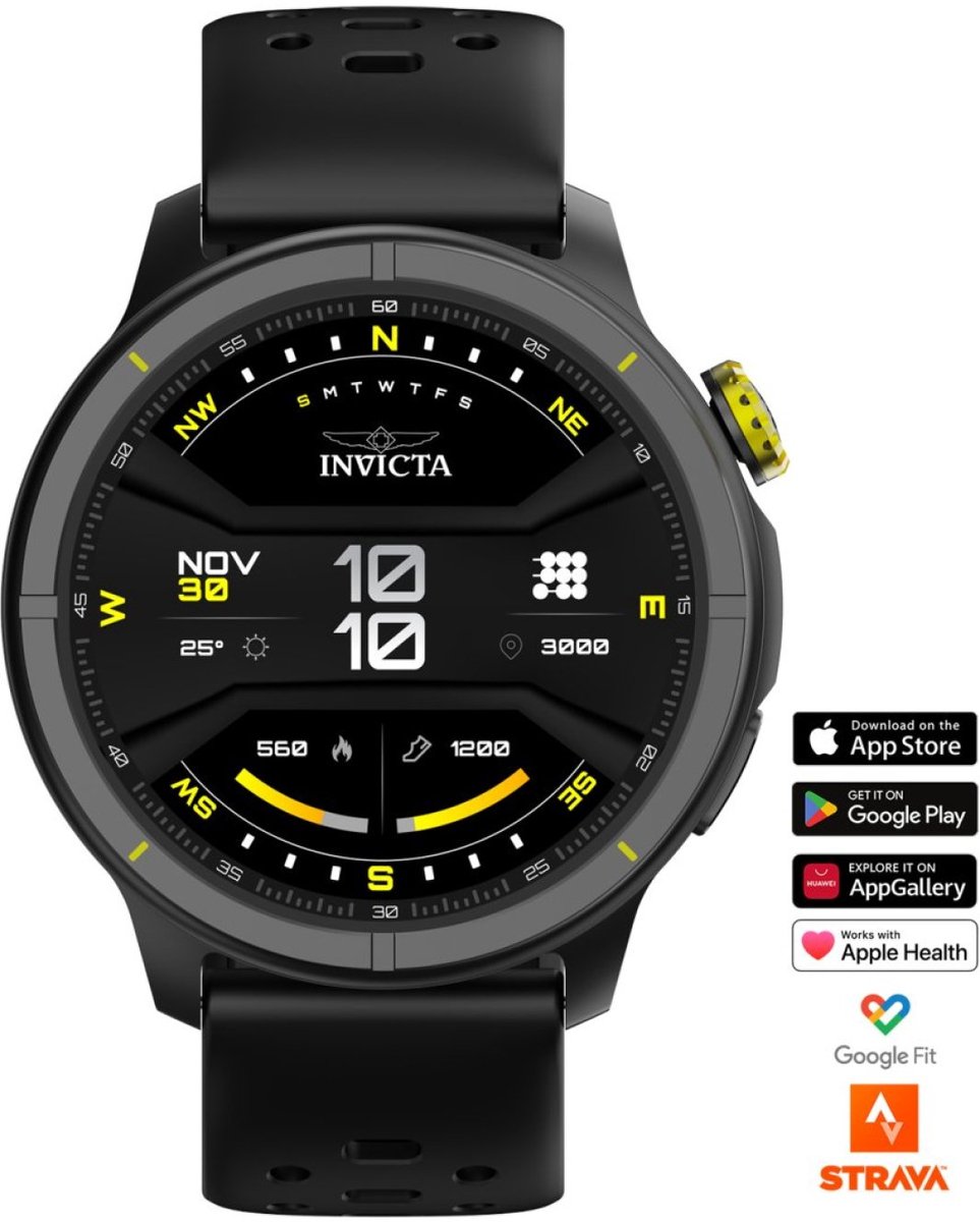 Invicta I-Tech - 2 Pro ITECH-005 Heren Smartwatch - 46 mm