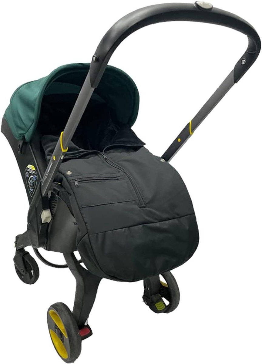 Kinderwagen Accessoires - Voetenzak - Warm Blijven - Universeel Pasvorm - 93 cm Lengte - Zwart