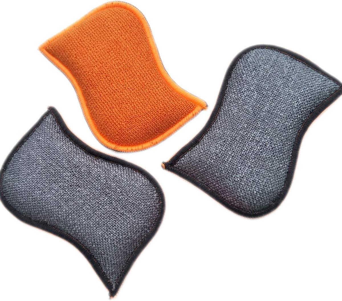 Afwaspads - Schuursponzen - Keuken Schoonmaken - Dubbelzijdig Gebruik - 3 Stuks - Grijs