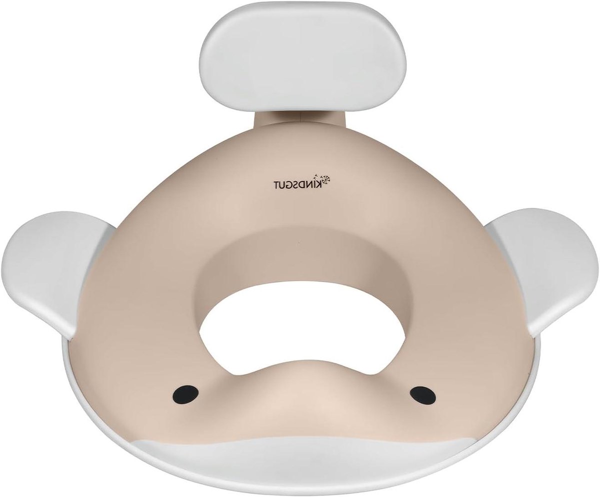 Kinder Toiletbril - Potty Training - Zindelijkheidstraining - Antislip Rand - 40 x 38 cm - Zand