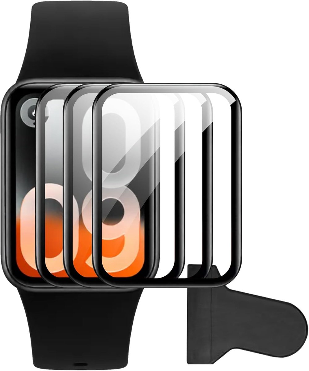 Thijox - Lemxiee Film Schermbeschermer voor XIAOMI Smart Band 10 Pro - 3 Stuks Volledige Dekking, Krasbestendig, Transparant, Ideaal voor Sport en Dag