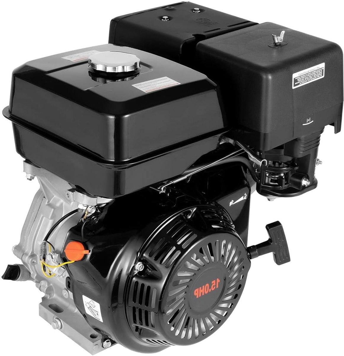 Benzinemotor - 4-Takt Motor - Apparatuur Aandrijven - Olie Alarm Systeem - 420 cc - Zwart