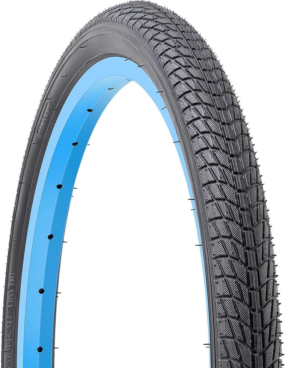 Fietsbanden - Banden 20 inch - Stadsfiets Gebruik - Lage Weerstand - 20x1.75 - Zwart