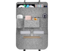 Firschoie Autostoelorganizer, rugleuningbescherming van duurzaam vilt, autostoelorganizer met in lengte verstelbare - ShopVlot