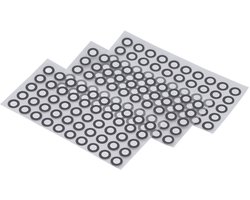 Dailygoods- 3D-scanmarkering 150 stuks - Reflecterende Markers - Positioneringsdoelen - PET Materiaal - Binnendiameter 6 mm - Eenvoudig te gebruiken - Positioneringsstickers