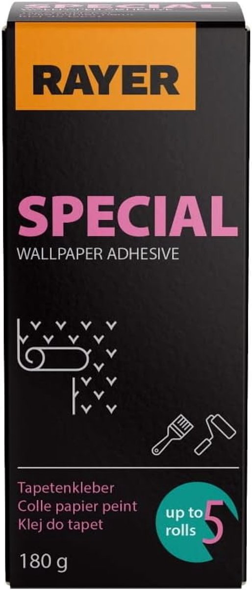 Thijox - Universele Behanglijm voor Papier en Vinylbehang - 180 g - Hoogwaardige Lijm voor Behang op Papieronderlegger - Perfect voor Thuisdecoratie