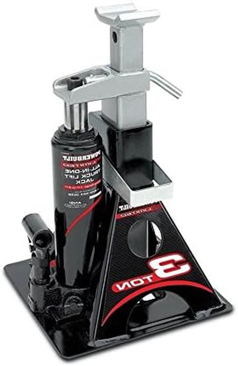Hydraulische Krik - Auto Krik - Voertuig Ondersteunen - 3 Ton Capaciteit - 53 cm Lift Hoogte - Zwart