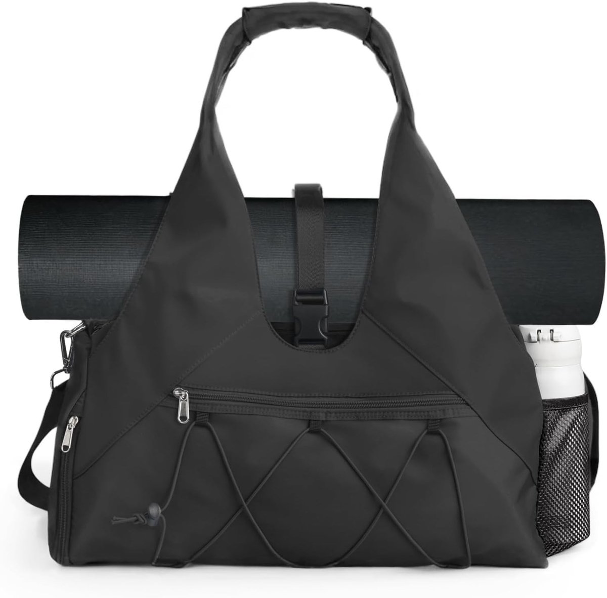 Sporttas voor Yoga met Schoen- en Nat Compartment, Ideaal voor Reizen, Gym, en Zwemmen, Geschikt voor Dames en Heren