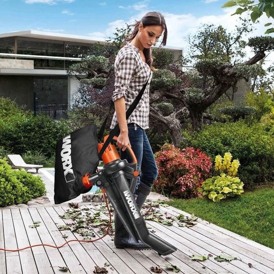 Krachtige 3-in-1 Bladblazer Zuiger Mulcher 3000W Tuinonderhoud — afbeelding 2