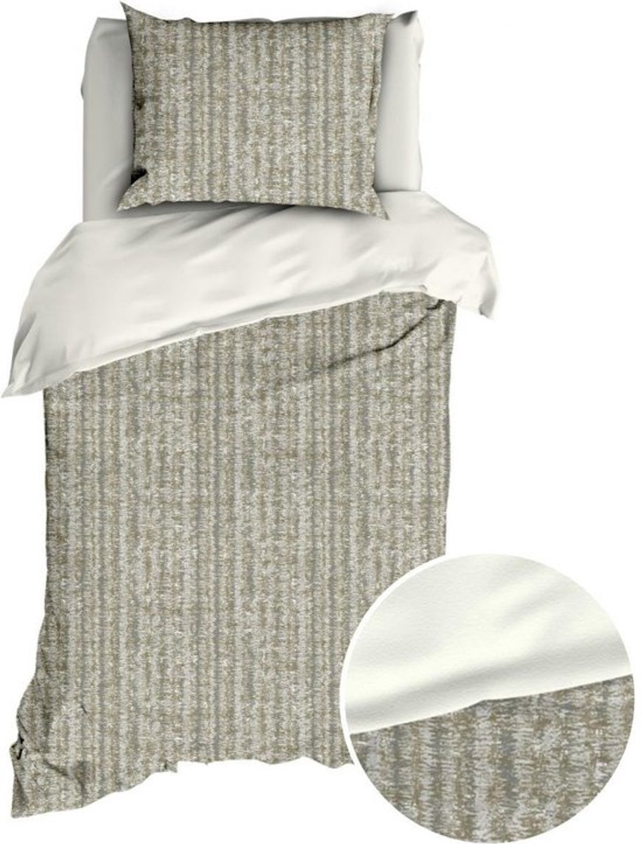 Romanette Celtic Dekbedovertrek - Eenpersoons - 140x200/220 cm - Grijs