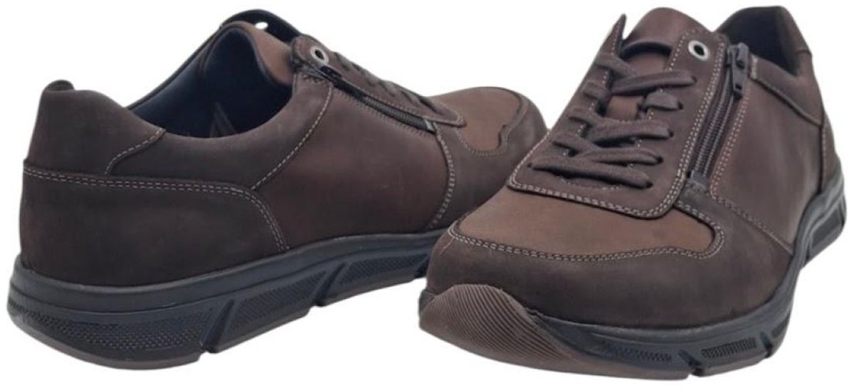 Solidus Kai TD moro nubuck herenschoen K-wijdte voor steunzolen