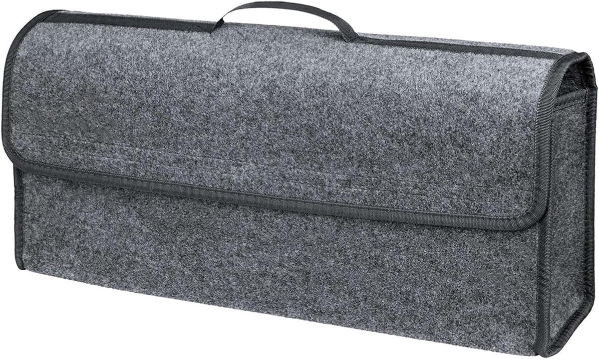 SnelShoppen - Trunk Organiser Auto met Deksel - Vouwbare Auto Organizer voor Opberging, Auto Gereedschap en Interieur Reiniger - Geschikt voor Alle Vo