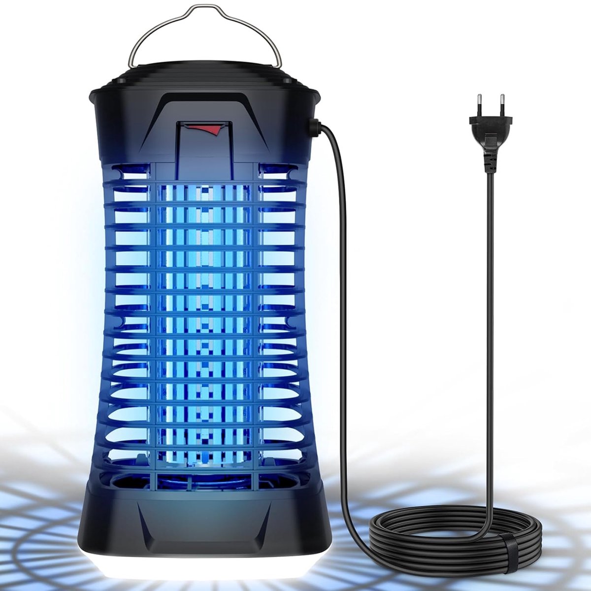 Thijox - Elektrische Muggenlamp 4200V - Insectenverdelger met LEDlicht - 15W Muggenkiller voor Tuin, Camping, Binnengebruik - IPX4 Waterdicht, 1,5m Ka
