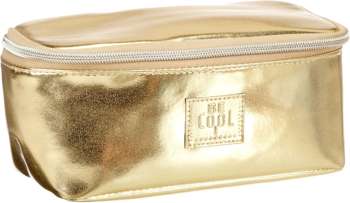 Thijox - Be Cool Koeltas Goud - Geïsoleerde PVC Folie - Ideaal voor Feest, Camping, Picknick - Houdt Eten en Drankjes Koud - Elegante Design - 30L