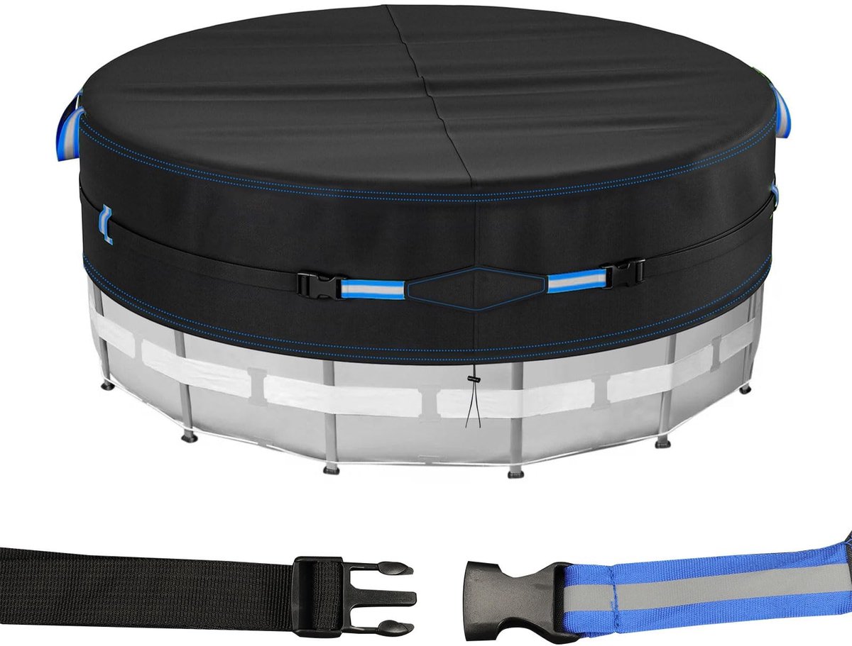 Ronde Zwembadafdekking - 365 cm en Waterdicht Materiaal