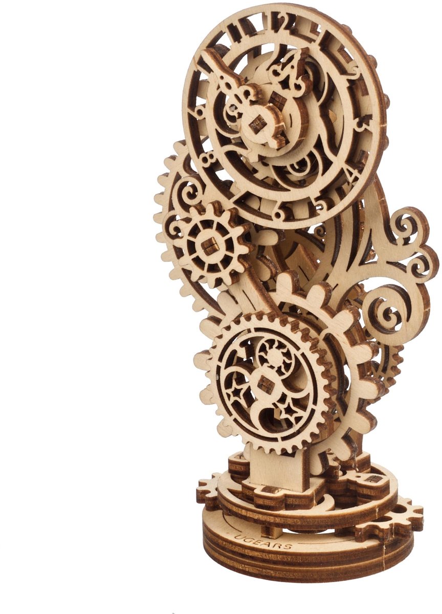 3D Houten Puzzel - Steampunk Klok Model voor Volwassenen