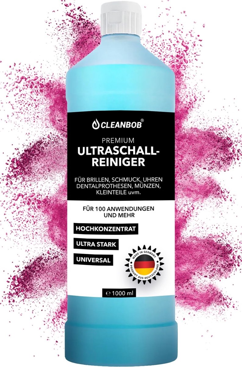 Ultrasonisch Reinigingsconcentraat - 1L voor Brillen en Sieraden