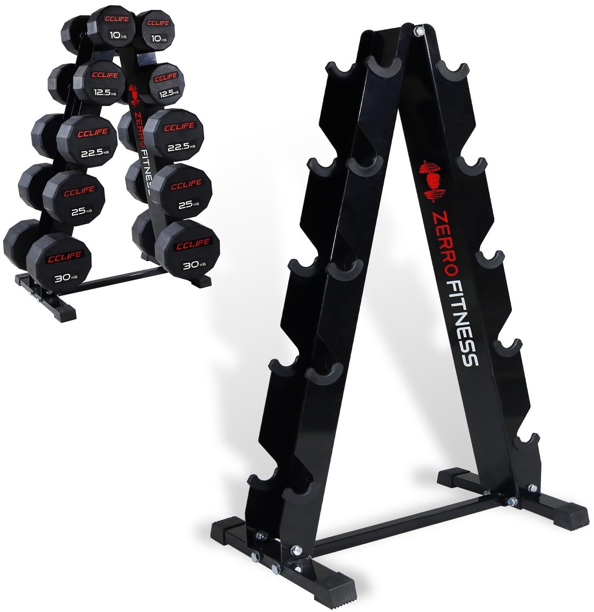 Dumbbell Rack - Totale Belastbaarheid 300 kg