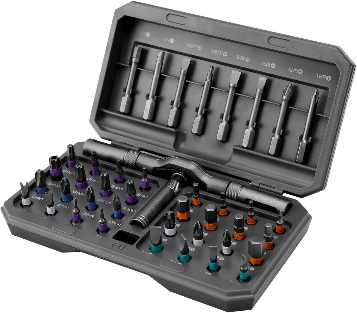Complete 42-in-1 Schroevendraaierset met Magnetische Bits, Ergonomisch Ontwerp en Hoge Precisie voor Efficiënt Kluswerk