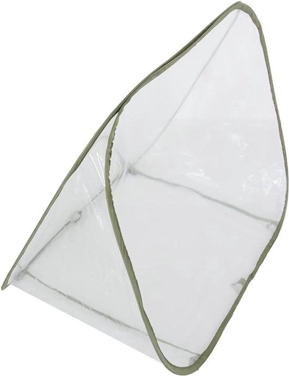 Opvouwbare Mini Kas - Kas Tent Bloem Huis - Planten Beschermen - Pop-Up Draagbaar Ontwerp - 90x52x62cm - Wit & Groen