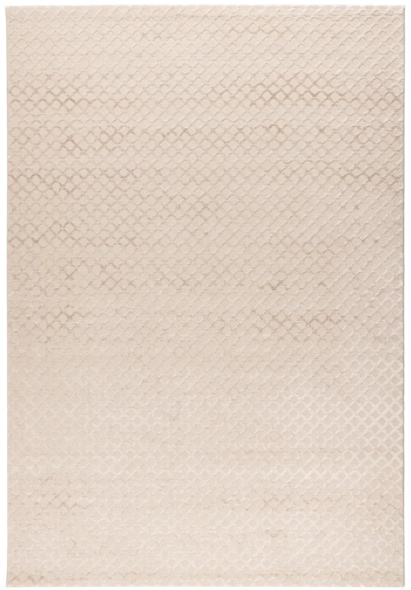 Dutch XXL Scandinavisch Vloerkleed | Tapijt | Calais | Ruiten | Beige | 80x150 cm