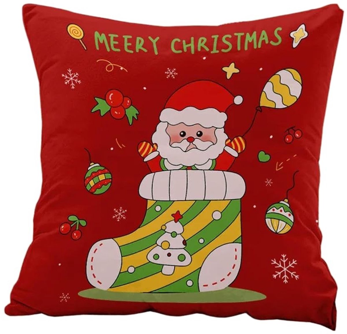 Kerstkussen - Rood Fluweel