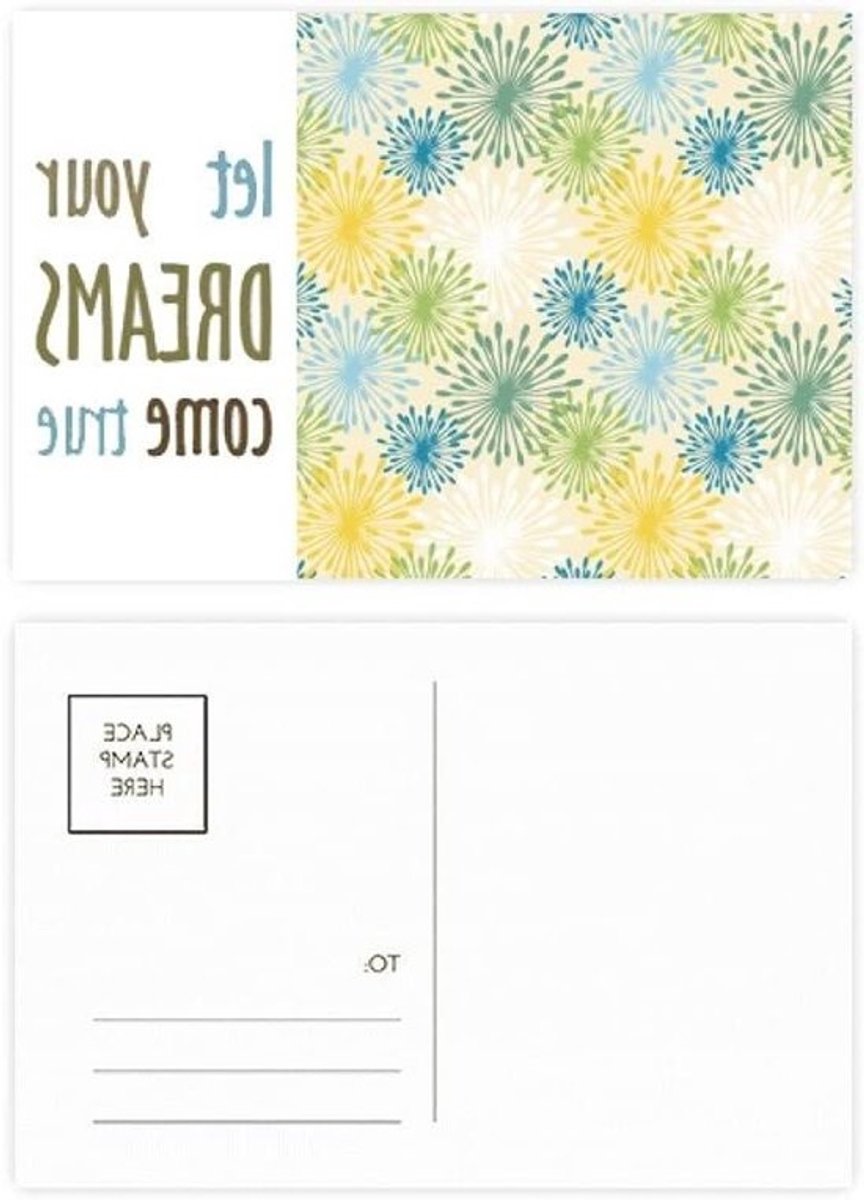 Ansichtkaarten Set - Wenskaarten Bloemen - Bedankjes Versturen - Dubbelzijdig Bedrukt - 146 x 98 cm - Meerkleurig