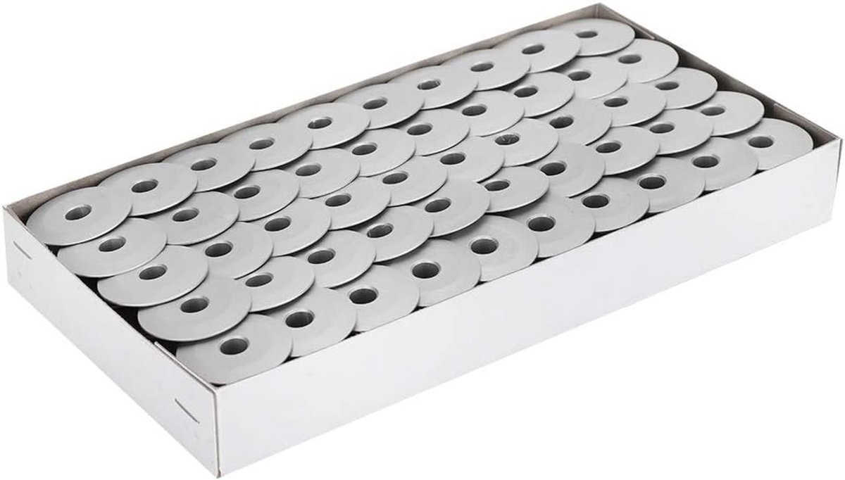 100 stuks aluminium spoelen voor industriële naaimachines, stevige constructie, geschikt voor 6-5 walking foot machines, 25x10.6mm, ideaal voor naaiwerk en hobbyprojecten