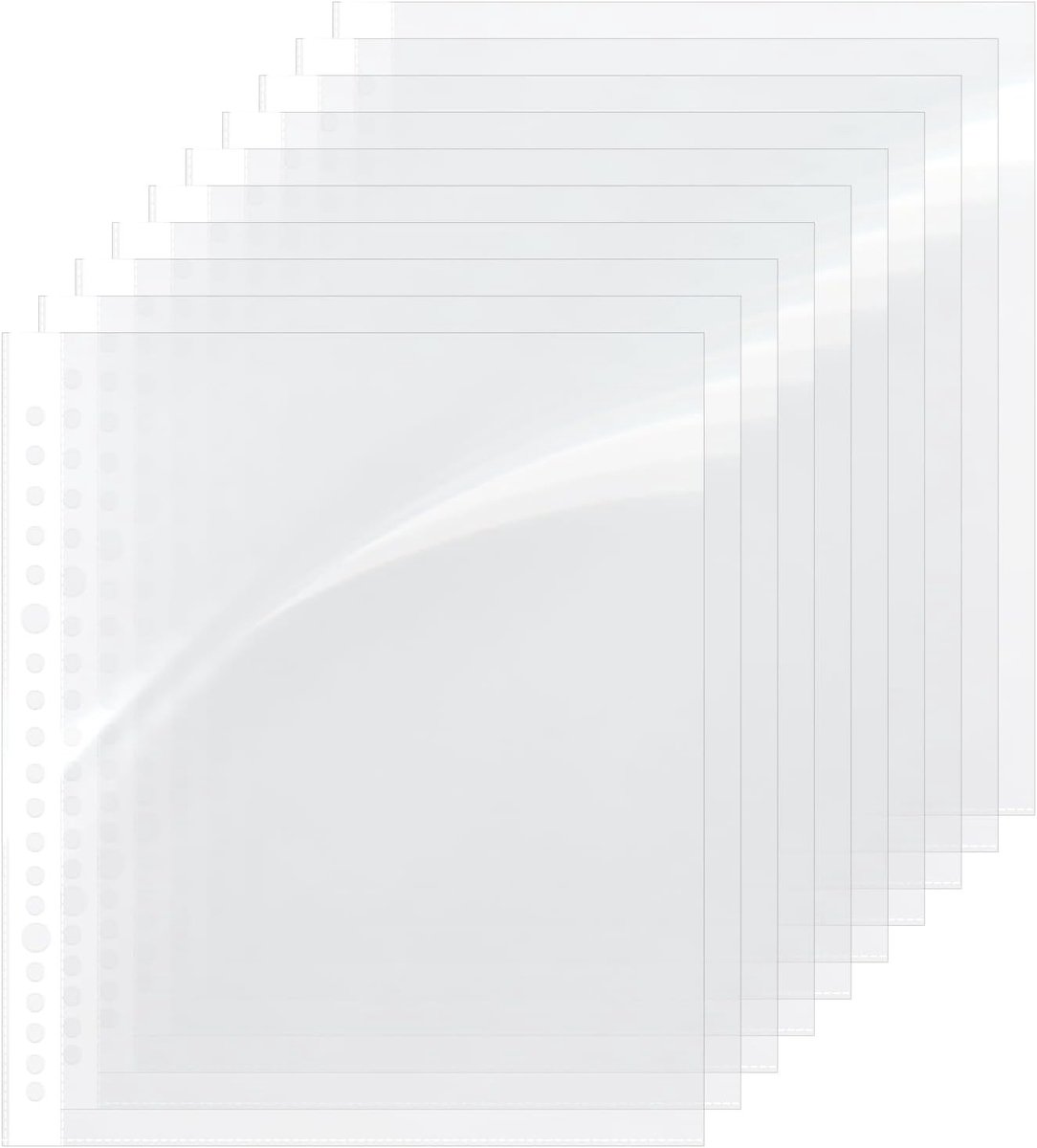 Set van 100 A5 Doorzichtige Prospecthoezen - Sterke Plastic Ringbandhoezen voor Documenten, Bestanden en Presentaties
