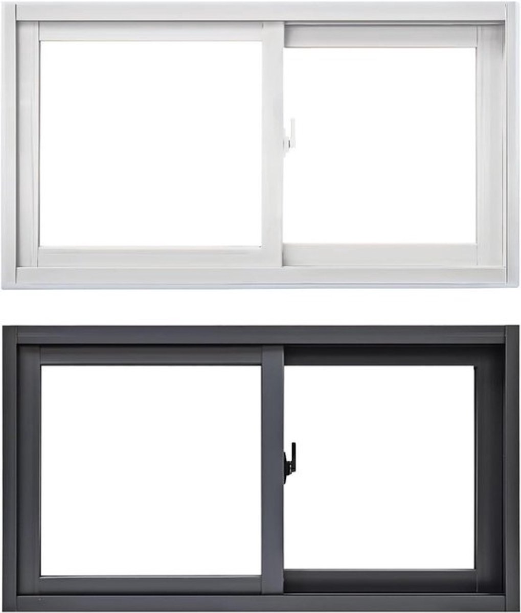 Schuifraam voor loods - Serveer raam - Natuurlijk licht - Gehard glas - 33x18 tot 84x46cm - Wit