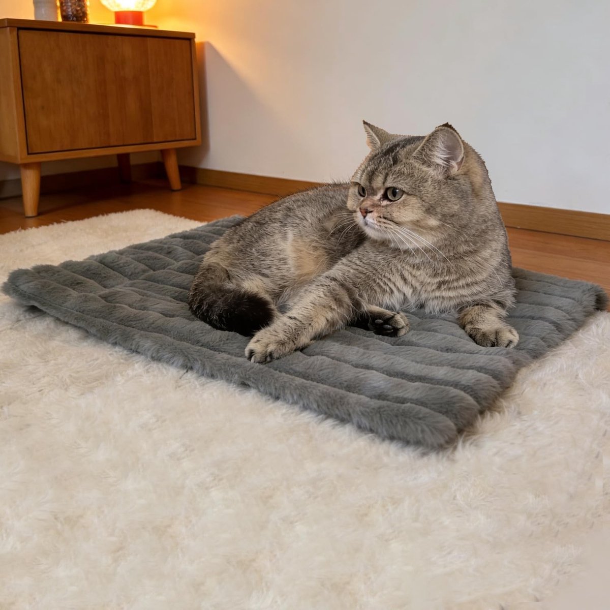 Verwarmende Deken voor Honden en Katten, Ideaal voor Buiten en Binnen, Zacht en Comfortabel voor Huisdieren