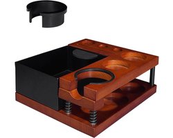 Tamper Station voor Espresso met Filterhouders van 51, 54 en 58 mm - Barista Accessoires voor Thuisgebruik en Koffieliefhebbers