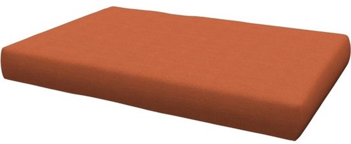 Palletkussen Zitkussen - Bankkussen Europallet - Meubels Creëren - Koudschuim Vulling - 120x80x15 cm - Oranje