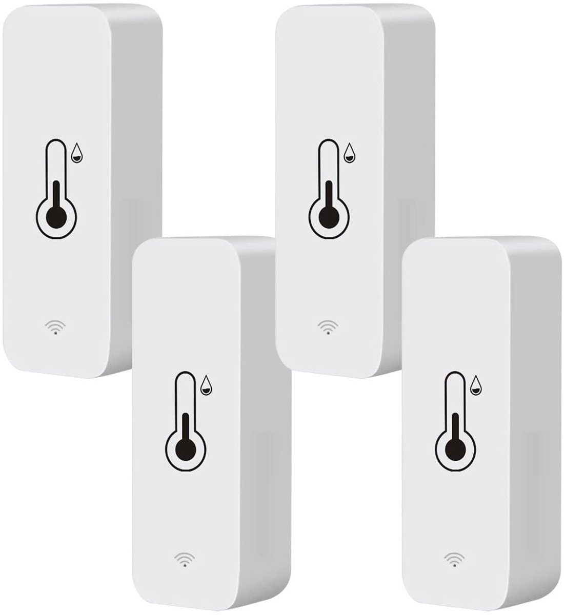 Slimme Thermometer en Hygrometer Set - Draadloze Temperatuur en Vochtigheid Detector voor Thuisgebruik en Kassen