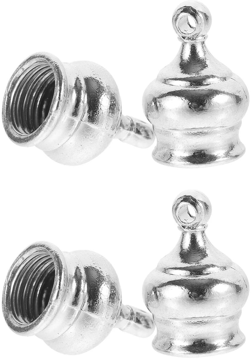 Lamp eindstukken 16-pack zinklegering - 10 mm binnendraad